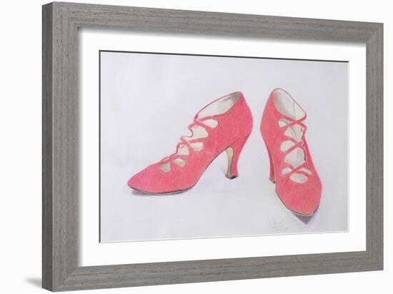 Pink Shoes, 1997-Alan Byrne-Framed Giclee Print