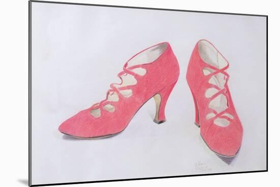 Pink Shoes, 1997-Alan Byrne-Mounted Giclee Print