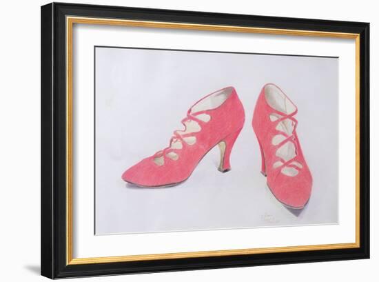 Pink Shoes, 1997-Alan Byrne-Framed Giclee Print