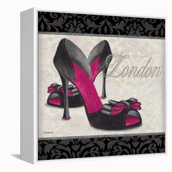 Pink Shoes Square I-Todd Williams-Framed Stretched Canvas