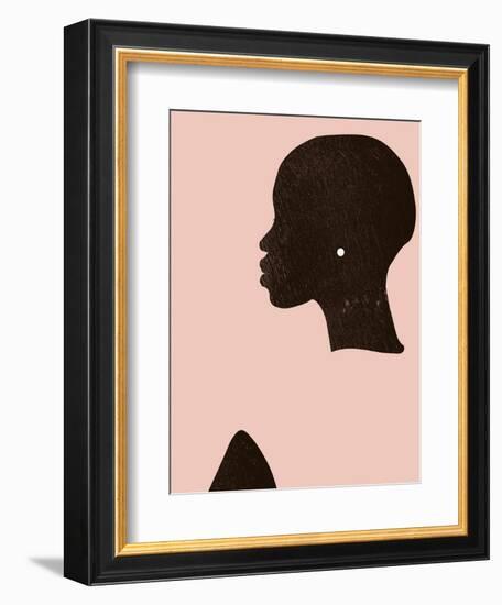 Pink Silhouette I-Jennifer Parker-Framed Art Print