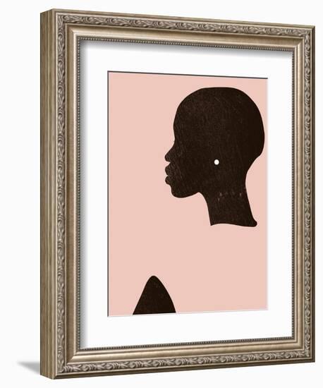 Pink Silhouette I-Jennifer Parker-Framed Premium Giclee Print