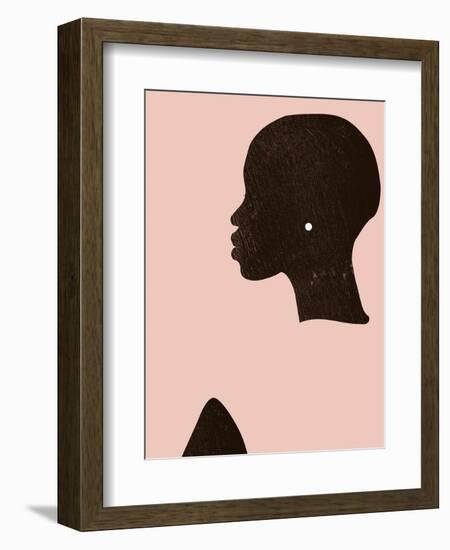 Pink Silhouette I-Jennifer Parker-Framed Premium Giclee Print