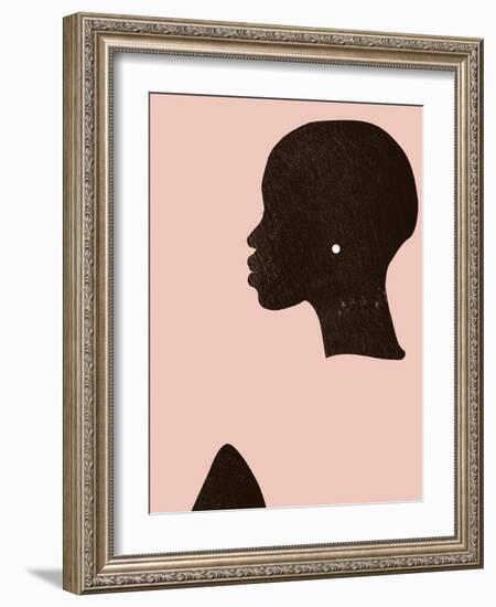 Pink Silhouette I-Jennifer Parker-Framed Art Print