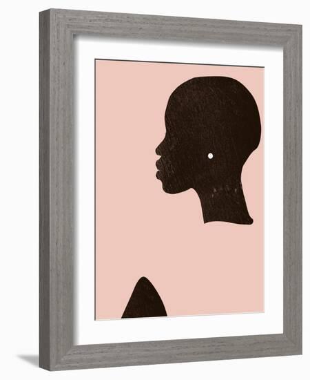 Pink Silhouette I-Jennifer Parker-Framed Art Print