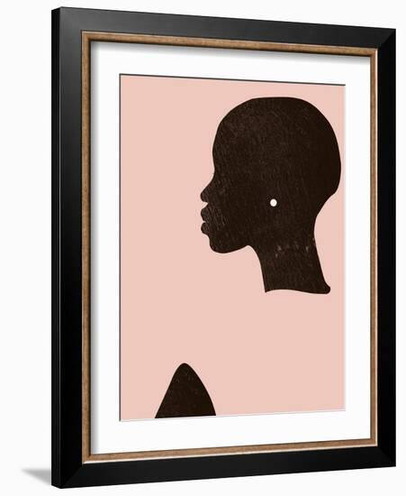 Pink Silhouette I-Jennifer Parker-Framed Art Print