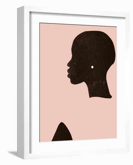 Pink Silhouette I-Jennifer Parker-Framed Art Print