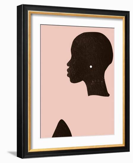 Pink Silhouette I-Jennifer Parker-Framed Art Print