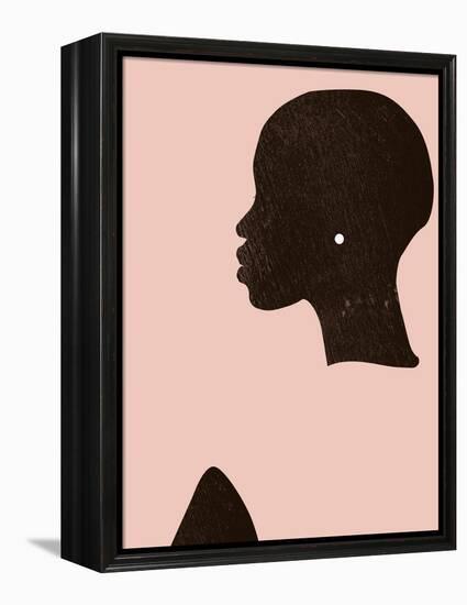 Pink Silhouette I-Jennifer Parker-Framed Stretched Canvas