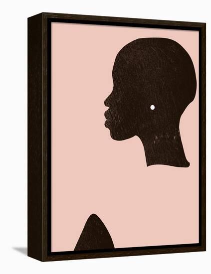 Pink Silhouette I-Jennifer Parker-Framed Stretched Canvas