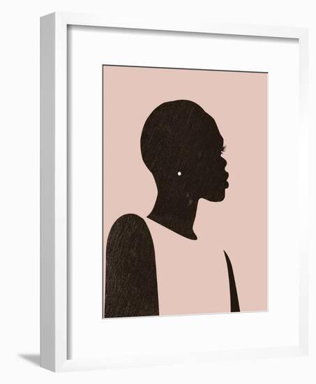 Pink Silhouette II-Jennifer Parker-Framed Art Print