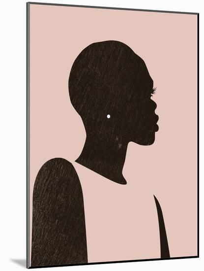 Pink Silhouette II-Jennifer Parker-Mounted Art Print