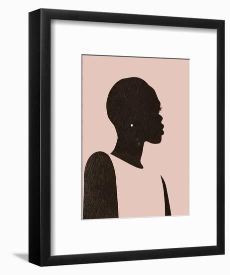 Pink Silhouette II-Jennifer Parker-Framed Art Print