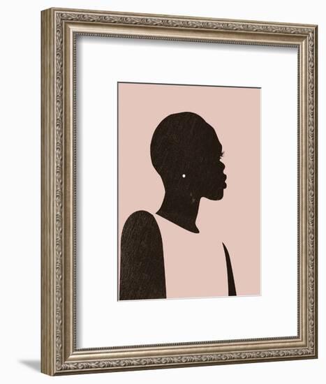 Pink Silhouette II-Jennifer Parker-Framed Art Print