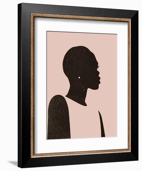 Pink Silhouette II-Jennifer Parker-Framed Art Print