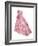 Pink Silk Taffeta Chine Gown, Yves Saint Laurent for Christian Dior, 1956-null-Framed Photographic Print