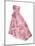 Pink Silk Taffeta Chine Gown, Yves Saint Laurent for Christian Dior, 1956-null-Mounted Photographic Print