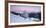 Pink Sky at Dawn Above Snow Covered Huts and Trees, Orobie Alps-Roberto Moiola-Framed Photographic Print