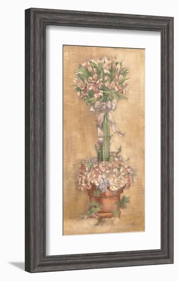 Pink Sorbet Topiary-Linda Hanly-Framed Art Print