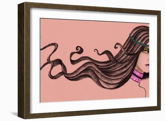 Pink Soul I-Jami Goddess-Framed Art Print
