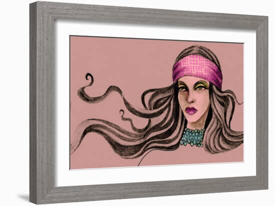 Pink Soul II-Jami Goddess-Framed Art Print