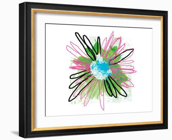 Pink Splash Flower-Elle Stewart-Framed Art Print