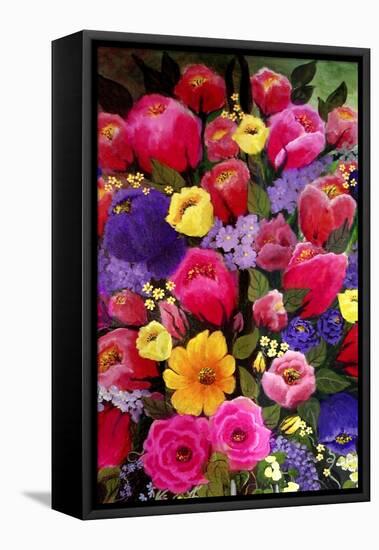 Pink Spring Flowers-Bonnie B. Cook-Framed Premier Image Canvas