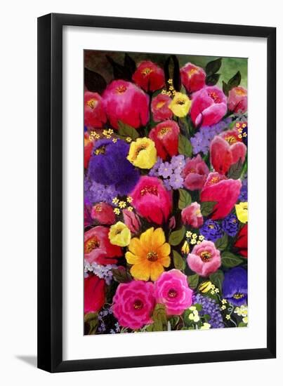 Pink Spring Flowers-Bonnie B. Cook-Framed Giclee Print