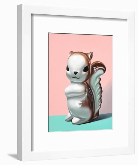 Pink Squirrel-Cassie Marie Edwards-Framed Giclee Print