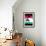 Pink Sunset Surf Panel-Hugo Edwins-Framed Art Print displayed on a wall