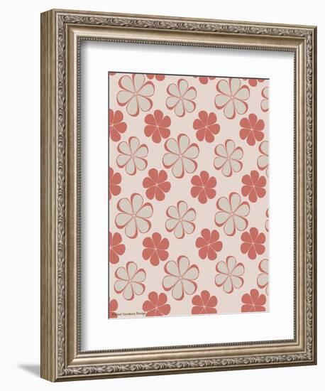 Pink Swirl Pattern-Rachel Gresham-Framed Giclee Print