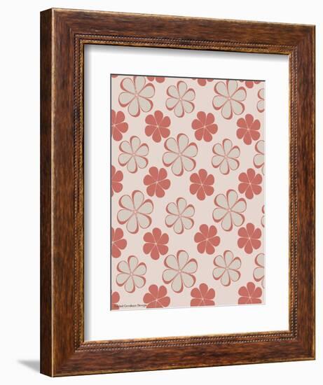 Pink Swirl Pattern-Rachel Gresham-Framed Giclee Print