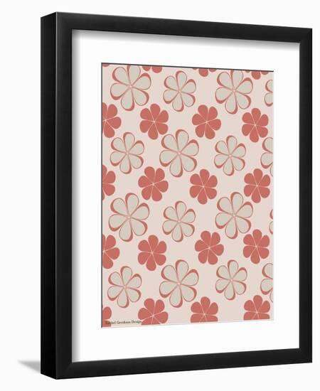 Pink Swirl Pattern-Rachel Gresham-Framed Giclee Print