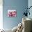 Pink Table-null-Mounted Art Print displayed on a wall