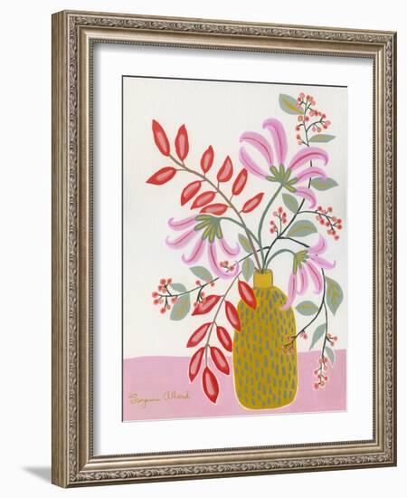 Pink Table-Suzanne Allard-Framed Art Print