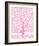 Pink Tree of Life-Gustav Klimt-Framed Premium Giclee Print