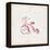 Pink Tricycle-Lauren Hamilton-Framed Stretched Canvas