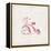 Pink Tricycle-Lauren Hamilton-Framed Stretched Canvas