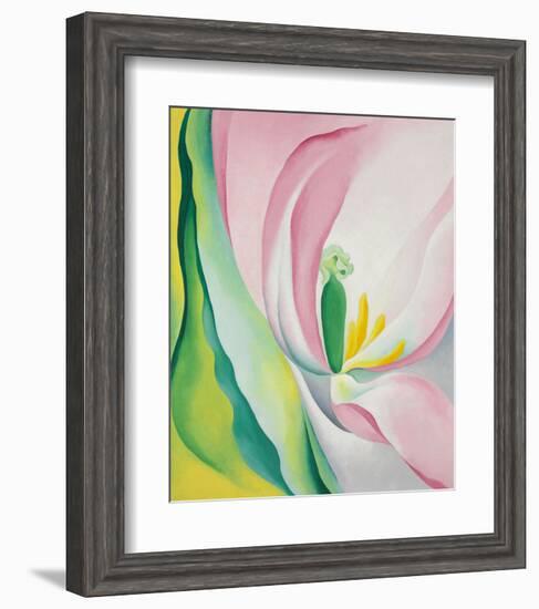 Pink Tulip, 1926-Georgia O'Keeffe-Framed Art Print