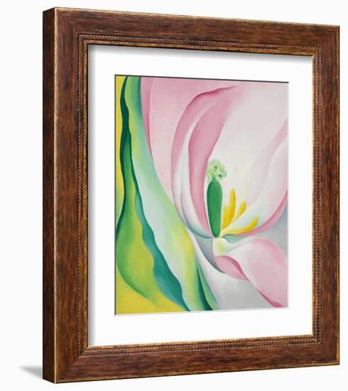 Pink Tulip, 1926-Georgia O'Keeffe-Framed Art Print