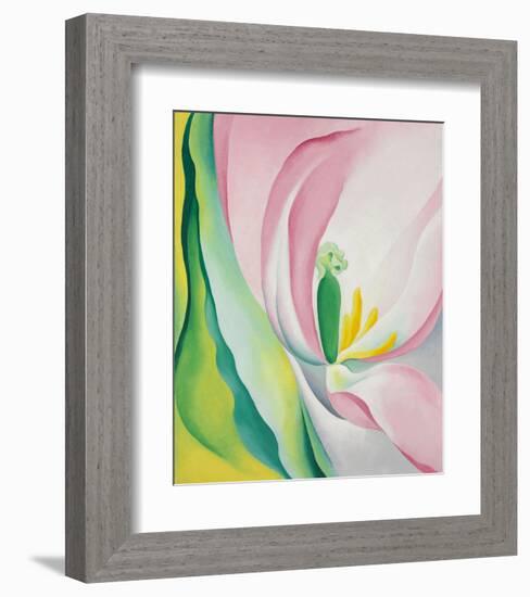 Pink Tulip, 1926-Georgia O'Keeffe-Framed Art Print