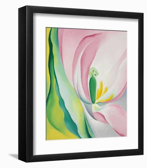 Pink Tulip, 1926-Georgia O'Keeffe-Framed Art Print