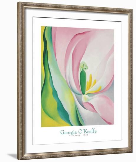 Pink Tulip, 1926-Georgia O'Keeffe-Framed Art Print