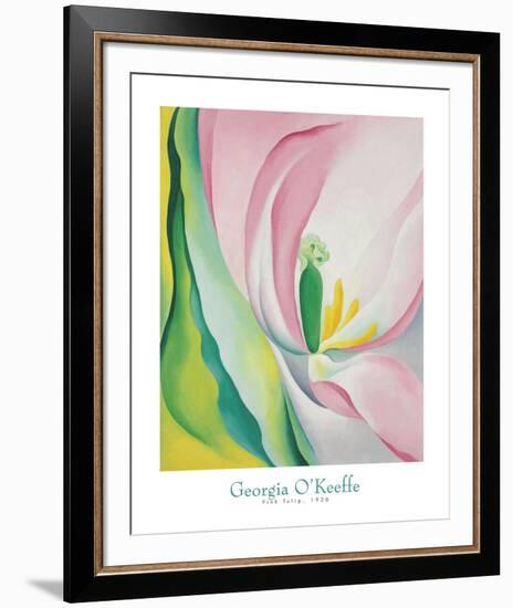 Pink Tulip, 1926-Georgia O'Keeffe-Framed Art Print