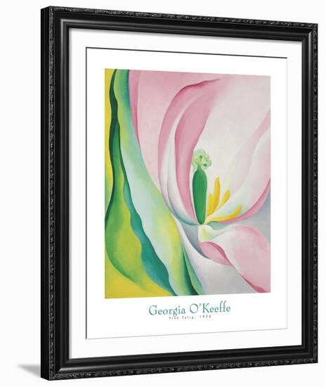 Pink Tulip, 1926-Georgia O'Keeffe-Framed Art Print