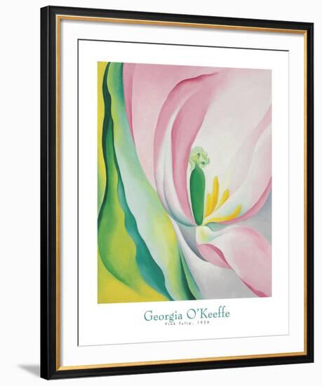 Pink Tulip, 1926-Georgia O'Keeffe-Framed Art Print