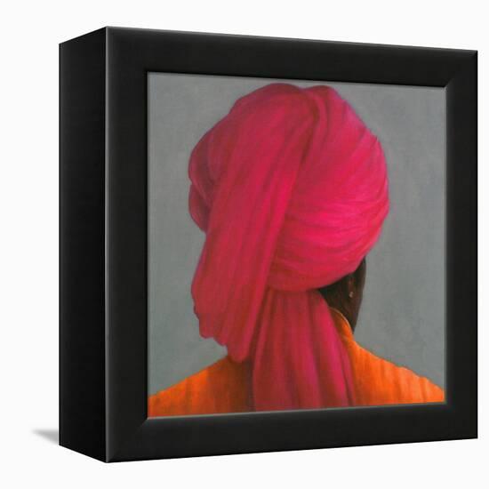 Pink Turban-Lincoln Seligman-Framed Premier Image Canvas
