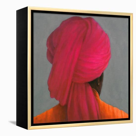 Pink Turban-Lincoln Seligman-Framed Premier Image Canvas