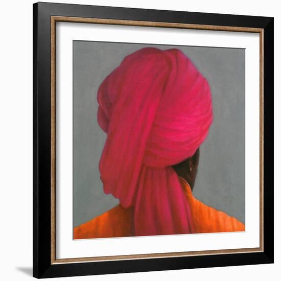 Pink Turban-Lincoln Seligman-Framed Giclee Print