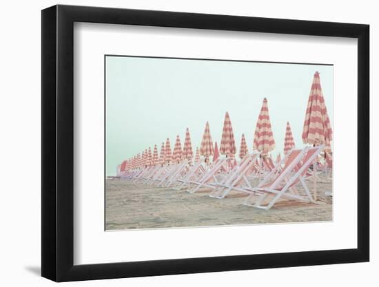 Pink Umbrellas-null-Framed Photographic Print